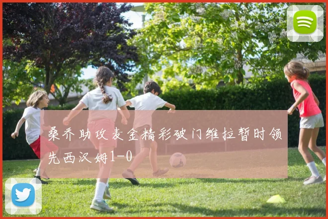 桑乔助攻麦金精彩破门维拉暂时领先西汉姆1-0